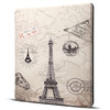 Dibase for Amazon Kindle Oasis 2017 7 inch Eiffel Tower Print Horizontal Flip PU Leather Protective Case