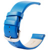 Kakapi for Apple Watch 38mm Subtle Texture Classic Buckle Genuine Leather Watchband, Only Used in Conjunction with Connectors (S-AW-3291)(Blue)