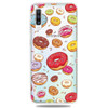 Picture Printing Transparent TPU Mobile Shell for Galaxy A50(Doughnut)