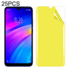 25 PCS For Xiaomi Redmi 7 / 7A Soft TPU Full Coverage Front Screen Protector