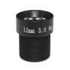Weesee 3MP 12mm M12 26.2 Degree Horizontal Viewing Angle, F2.0 Fixed Lris IR Board CCTV Lens for HD Security Camera