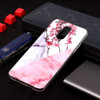 Marble Pattern Soft TPU Case For LG Q7(Plum Blossom)