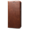 Suteni Calf Texture Horizontal Flip Leather Case with Holder & Card Slots & Wallet for iPhone 11(Brown)