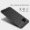 Brushed Texture Carbon Fiber TPU Case for iPhone 11 Pro(Black)