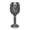 3D Viking Skull Coffee Beer Mug Skull Mug Beer Wine Drink Gift Stainless Steel Knight Decorative Cup for Men Goblet