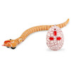 Tricky Funny Toy Infrared Remote Control Scary Creepy Snake, Size: 38*3.5cm(Orange)