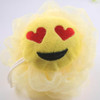 3 PCS Bath Flower Ball Super Soft Loofah Mesh Sponge(Yellow Shy)
