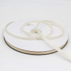 High Density Polyester Hand Woven Ribbon, Size: 91m x 0.6cm(Light Yellow)