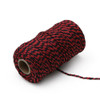 Two-color Cotton Thread Handmade DIY Drawstring Gift Box Packing Rope 2mm Thick (100m / Roll)(08)