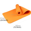 6mm Thickness Eco-friendly TPE Anti-skid Home Exercise Yoga Mat, Size:183*61cm(Orange)