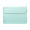 Universal Envelope Style PU Leather Case with Holder for Ultrathin Notebook Tablet PC 11.6 inch, Size: 32.5x21.5x1cm(Mint Green)