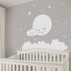 Cloud Star Moon Children Room Decoration Wall Sticker, Size:157cm x 157cm