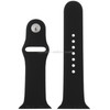 For Apple Watch Sport 42mm High-performance Rubber Sport Watchband with Pin-and-tuck Closure(Black)