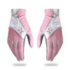 PGM One Pair Golf Non-Slip PU Leather Gloves for Women (Color:Pink Size:21)