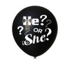 36 Inch Black Reveal Confetti Balloon Show Decoration(He or She)
