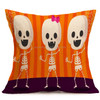 Halloween Decoration Pattern Car Sofa Pillowcase with Decorative Head Restraints Home Sofa Pillowcase, G, Size:43*43cm