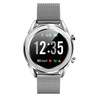 DT28 1.54inch IP68 Waterproof Steel Strap Smartwatch Bluetooth 4.2, Support Incoming Call Reminder / Blood Pressure Monitoring / Watch Payment(Silver)