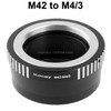 M42 Lens to M4/3 Lens Mount Stepping Ring(Black)