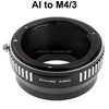 AI Lens to M4/3 Lens Mount Stepping Ring(Black)