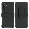 For Huawei P30 Pro PC + Silicone Back Clip Sliding Sleeve Protective Case(Black)