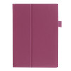 Litchi Texture Horizontal Flip Solid Color Leather Case with Holder for Lenovo TAB 2 A10-30 X30F & TAB 2 A10-70F, 10.1 inch(Purple)