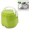 OUSHIBA Car Auto C3 Mini Multi-function Rice Cooker 12V 1.3L Volume for Rice Soup Noodles Vegetable Dessert(Green)