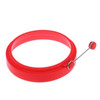 DIY Breakfast Round Silicone Egg Ring Fried Egg Mould Pancake Ring Non-stick Kitchen Cooking Mould(Red)