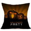 Halloween Decoration Pattern Car Sofa Pillowcase with Decorative Head Restraints Home Sofa Pillowcase, L, Size:43*43cm