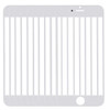 10 PCS for iPhone 6 Front Screen Outer Glass Lens(White)