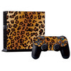 Leopard Pattern Decal Stickers for PS4 Game Console