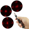 4mw 650nm Red Beam Laser Stage Pen, Star / Moon / Butterfly / Heart / Finger / Dot etc. 6 Patterns(Black)