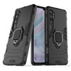 For Xiaomi Mi CC9 Pro & Note 10 Shockproof PC + TPU Protective Case with Magnetic Ring Holder (Black)