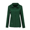 Raincoat Waterproof Clothing Foreign Trade Hooded Windbreaker Jacket Raincoat, Size: S(Green)