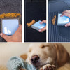 Pet Dog Cat Hair Fur Cleaning Brush Foam Rubber Portable Hand Brush