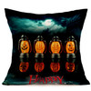 Halloween Decoration Pattern Car Sofa Pillowcase with Decorative Head Restraints Home Sofa Pillowcase, P, Size:43*43cm