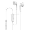 Langsdom Q1 Simple Design Flat Wired Earphone(White)
