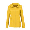 Raincoat Waterproof Clothing Foreign Trade Hooded Windbreaker Jacket Raincoat, Size: L(Yellow)