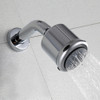 Air Boosted Water Saving Dark Wall Mounted Shower Head