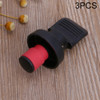 3 PCS Creative Wine Stopper Pumping Freshness Stopper Manually Pressing Wine Stopper(Black)