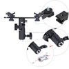 Double Hot Shoe Flash Stand Bracket