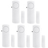 5 PCS Door Window Wireless Burglar Alarm Door Magnetic Alarm Household Safety Equipment