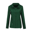 Raincoat Waterproof Clothing Foreign Trade Hooded Windbreaker Jacket Raincoat, Size: L(Green)