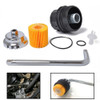 A1350 Oil Filter + Filter Cover + Cap Type Oil Grid Wrench For Toyota Corolla Prius