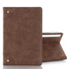 For Galaxy Tab S6 T860 / T865 Retro Book Style Horizontal Flip Leather Case with Holder & Card Slots & Wallet (Coffee)