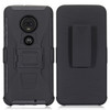 For Motorola Moto E5 Play PC + Silicone Back Clip Sliding Sleeve Protective Case(Black)