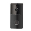 B10 2.4GHz Wireless Intelligent Doorbell 720P WiFi Video Doorbell Visual Camera Doorbell Intercom Home Security Safe, Support PIR Detection / Night Vision / Mobile Phone APP(Black)