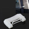 Universal Adjustable Car Seat Belt Buckle Plug Protective Cover Case(White)