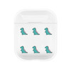 For Apple AirPods 1 / 2 Fashion Transparent Silicone TPU Bluetooth Earphone Protective Case(Mini Dinosaur)
