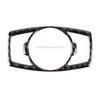 Car Carbon Fiber Headlight Adjustment Frame Decorative Sticker for Ford New Mondeo