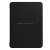 For Galaxy Tab S3 9.7 inch T820 / T825 Custer Texture Horizontal Flip Leather Case with 3-folding Holder(Black)